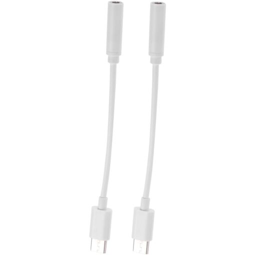 Adaptateur Subzonal USB-C vers Jack pour Écouteurs - Blanc