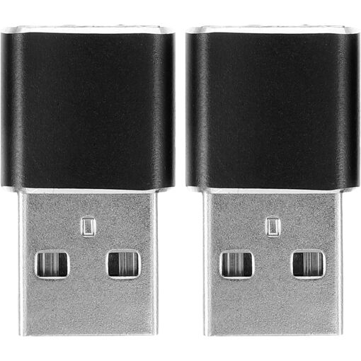 USB-C to USB Adapter Set - 2-Piece Converters for Mobile Phones and Computers