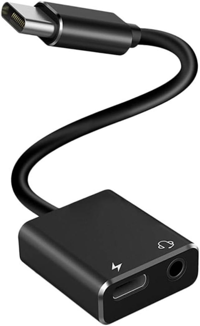 Subzonal USB-C Adapter with PD Charge Cable - Flexible TPE for Phone, Tablet & Computer - Simultaneous Audio and Quick Charging