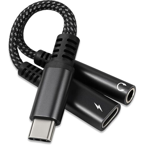 Adaptateur Subzonal USB-C vers Jack 3,5 mm avec charge rapide PD 60 W