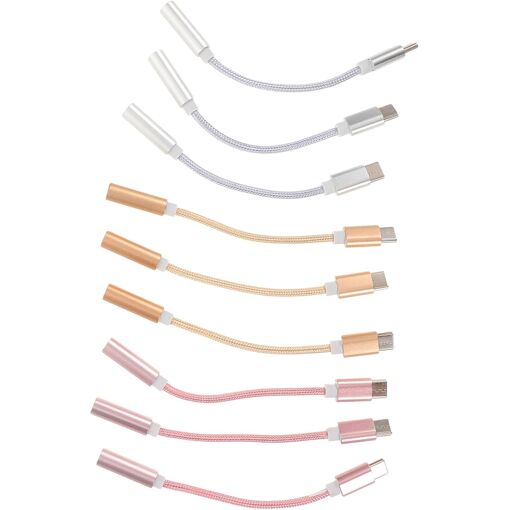 Adaptador de cable de audio USB-C a conector jack Subzonal 9 piezas