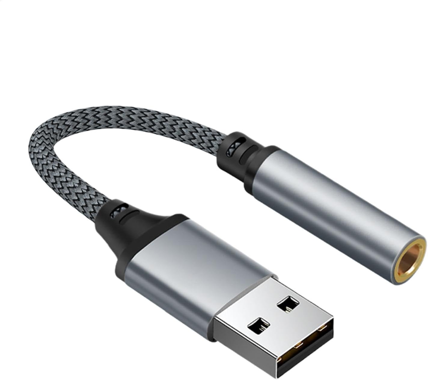 Subzonal USB Audio Adapter - Stereo Sound Card - Stereo Converter - Audio Cable for Headphones, Laptop, Desktop