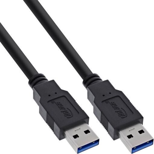 Câble InLine 35205 USB 3.2 Gen 1 (3.1 Gen 1), 0,5 m, Noir