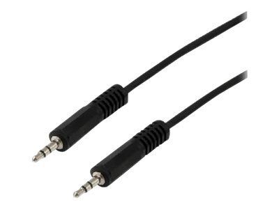Cable de audio MCL Samar - Mini-teléfono estéreo de 3,5 mm a mini-teléfono estéreo de 3,5 mm - 1,5 m