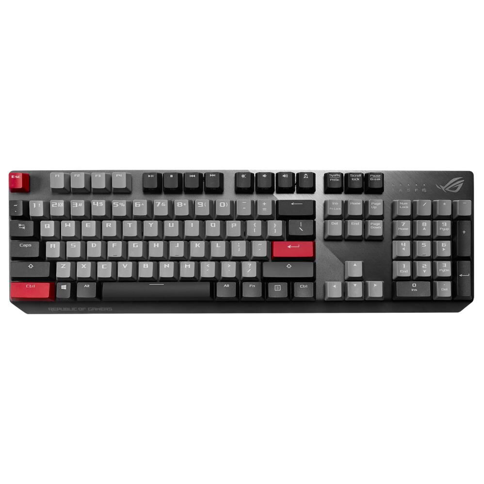 ASUS ROG Strix Scope PBT - Wired Mechanical Gaming Keyboard - Cherry MX Red Switches