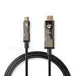 Cable i-tec Nedis USB-C a HDMI Negro 10m