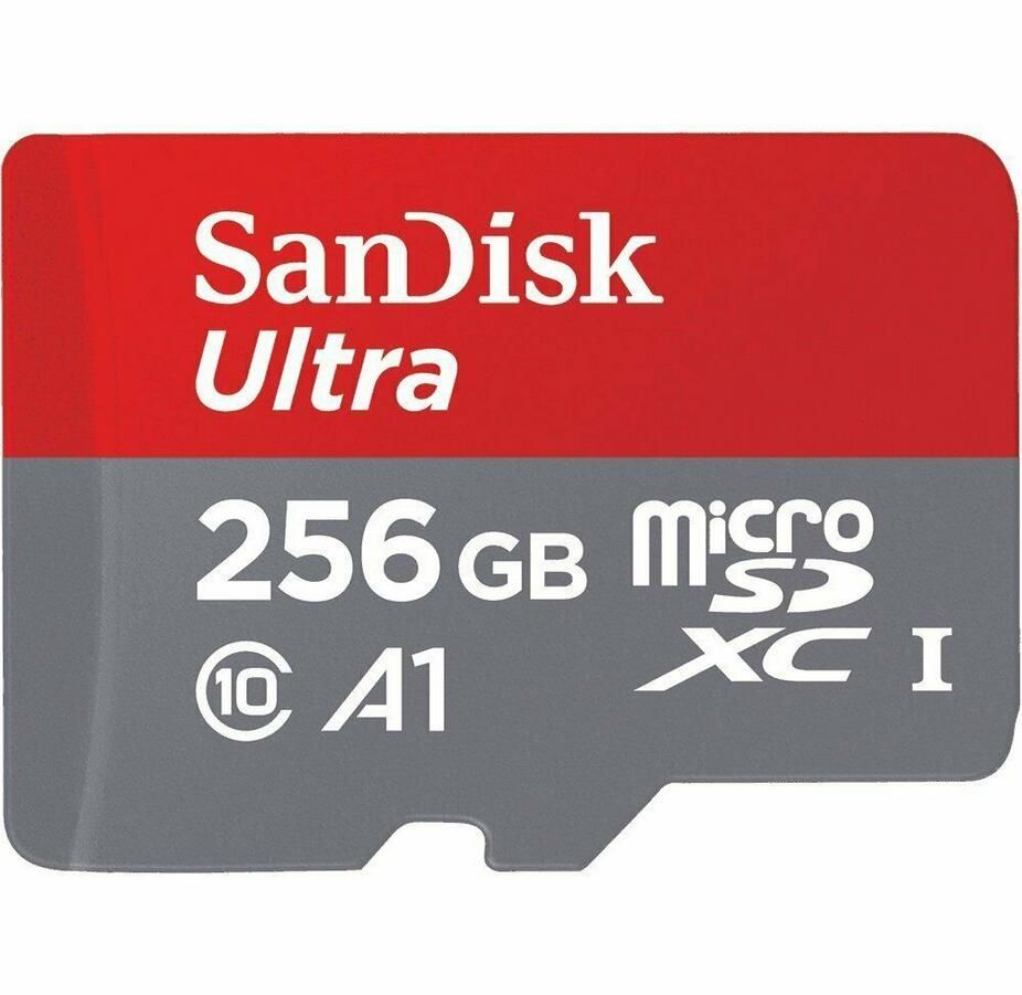 SanDisk Ultra MicroSDXC Card 256GB, U1/A1 Speed Class