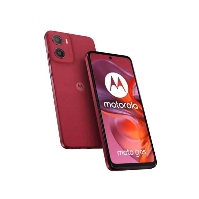 Motorola moto G05 4GB + 128GB 4G Plum Red Phone (OEM pb6l0029ro)
