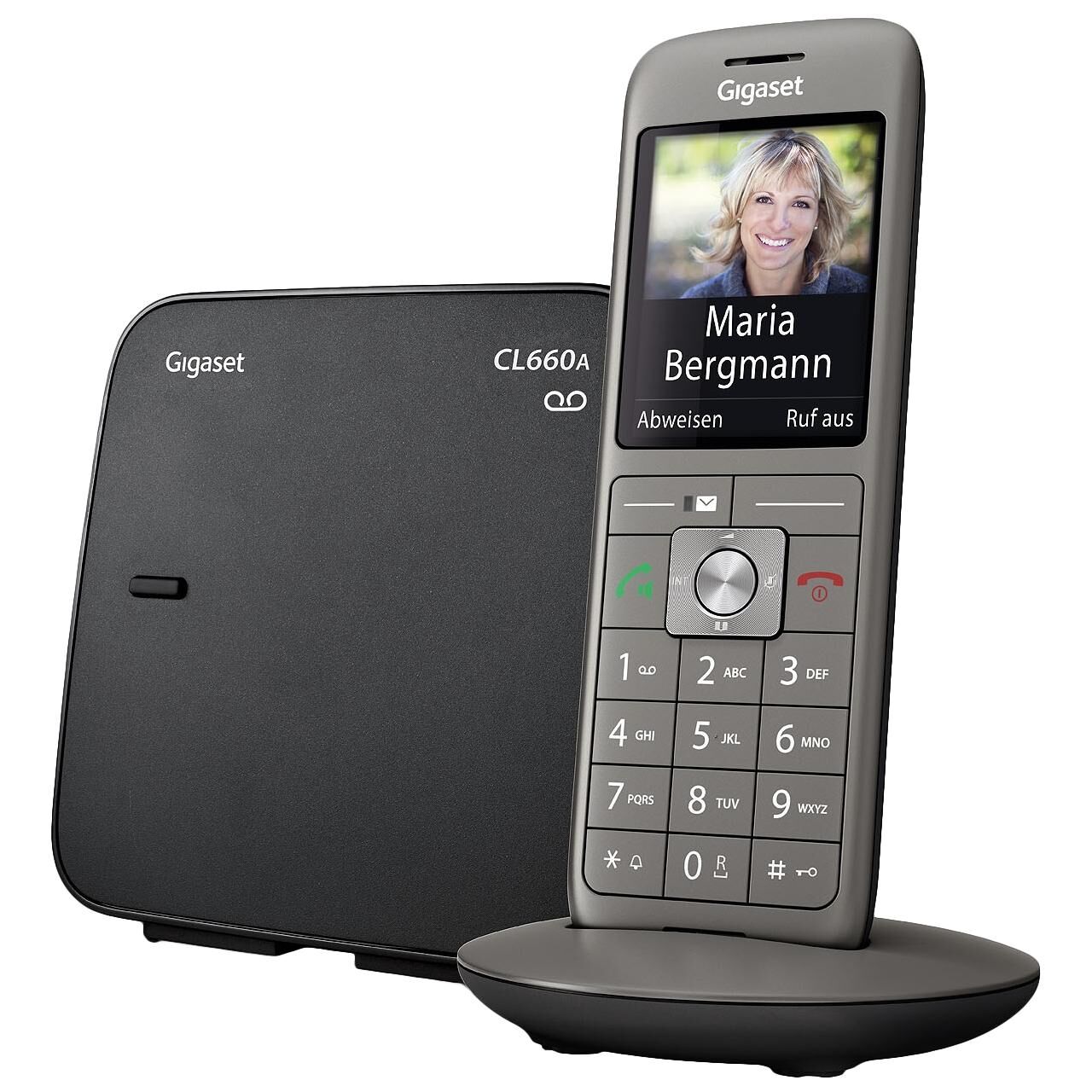 Gigaset CL660A DECT Phone - Slate Grey and Black