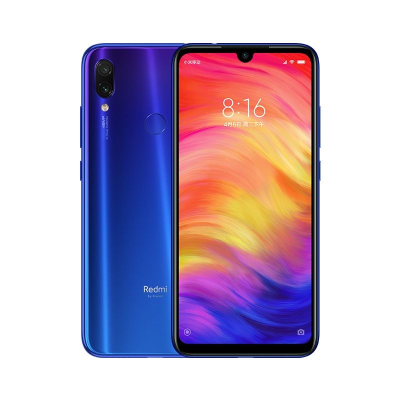 Xiaomi Redmi Note 7 64GB, 4GB RAM, Dual SIM, Blue Neptune