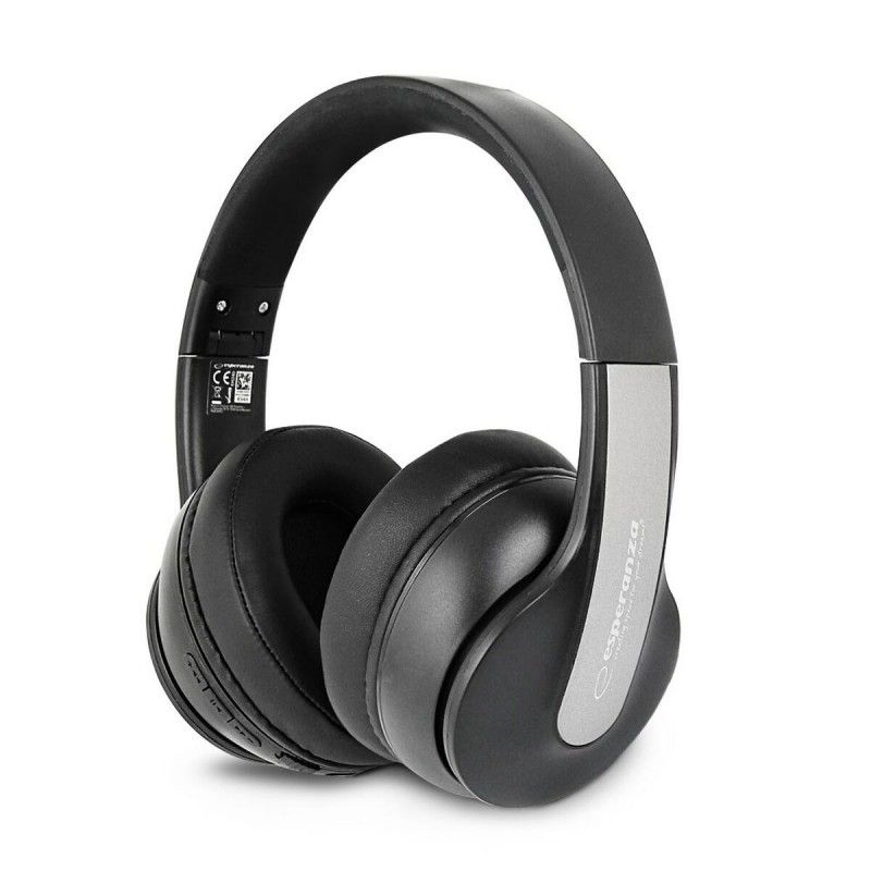 Esperanza Bluetooth Headphones Headband (Black, Size: Medium, Color: Black)