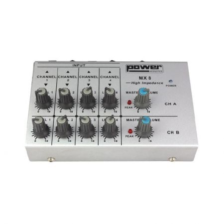 Power Acoustics MX 8 Mixing Console