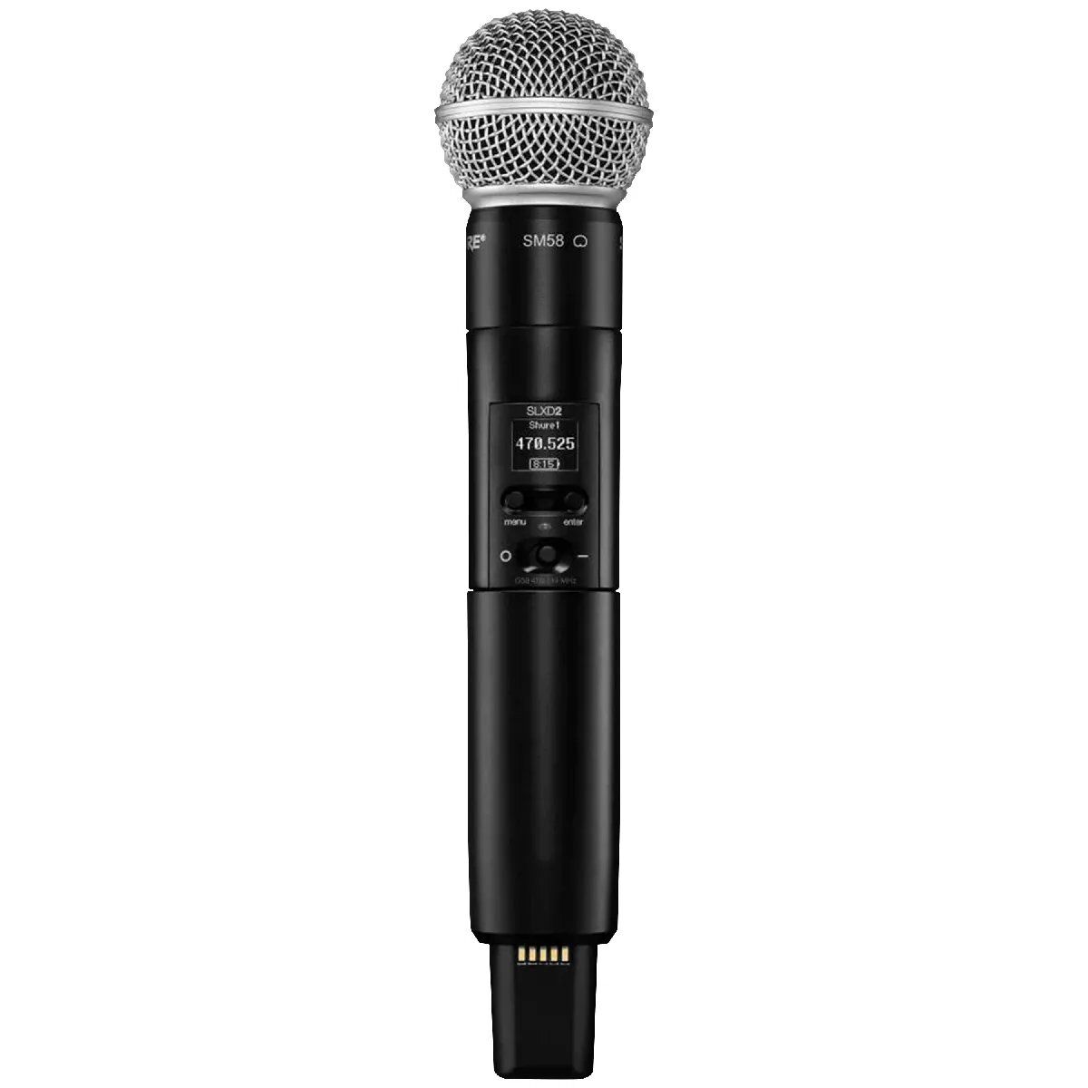 Shure SLXD2 SM58 H56 Wireless Microphone - SLX-D System - Cardioid Dynamic Capsule - Frequency H56 (518/562 MHz)
