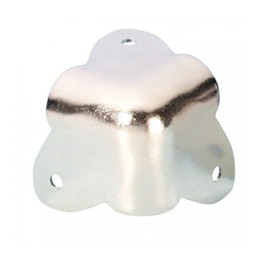Plateforme Adam Hall, angle interne 12 mm, 3 pattes, nickel