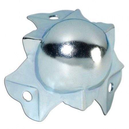 Adam Hall - Coin Boule Small Model with Wide Shoulders and Profiled Passage - Zinc