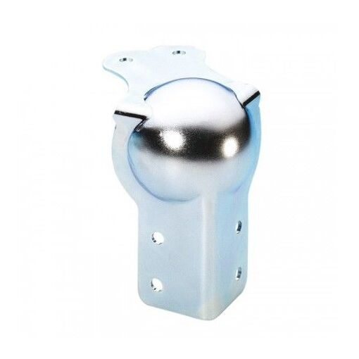 Adam Hall - Boule de fixation combinée avec renforcement d'angle, 79 mm, Zinc
