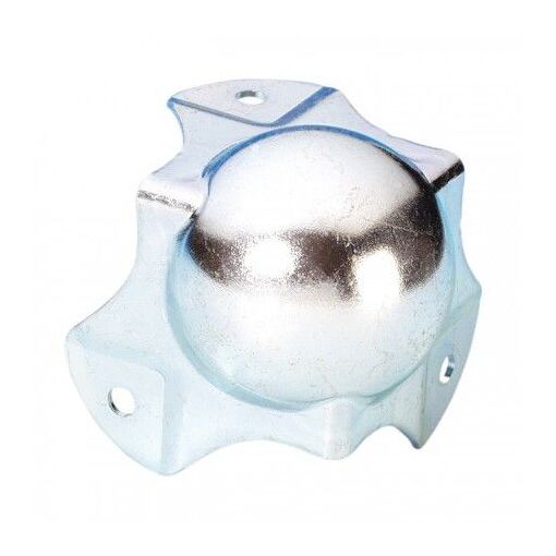 Adam Hall - Boule de pièce profilée moyenne pour angle de 30 mm - Zinc