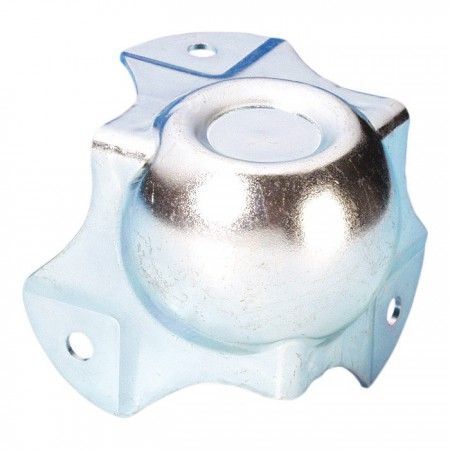 Adam Hall Short-Legged Medium Coin Bowl - Zinc Stackable