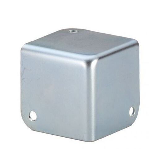 Monnaie carrée Adam Hall - Petit modèle avec pattes internes de 41 mm - Zinc