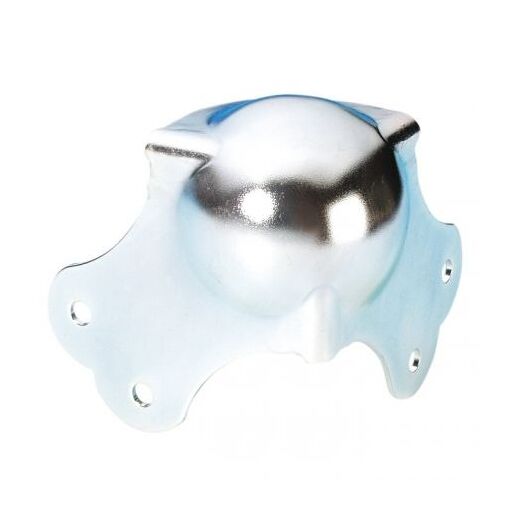 Bowl à pièces Adam Hall - Grand modèle - 2 pattes découpées - Acier 1,5 mm - Zinc