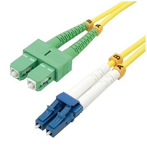 MCL Samar Network Cable - 1m LC to SC/APC - 9/125um Fiber - OS2