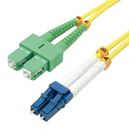MCL Samar Network Cable - 1m LC to SC/APC - 9/125um Fiber - OS2