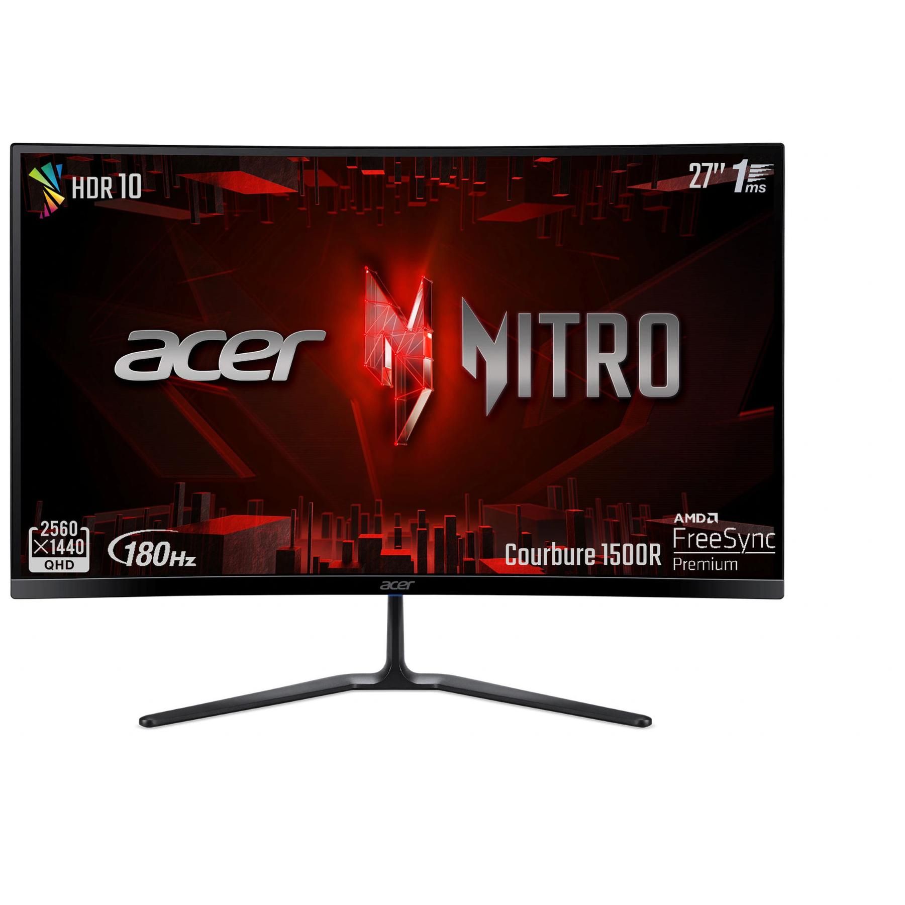 Acer Nitro ED270U P2bmiipx - ED0 Series Gaming Monitor - 27" QHD 165Hz VA Display