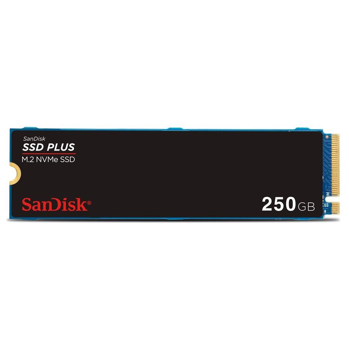 SanDisk SSD Plus - 250GB Internal M.2 PCIe 3.0 (NVMe) SSD