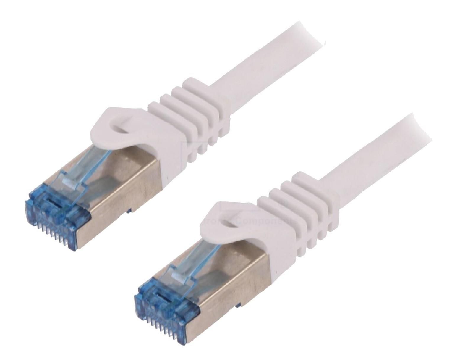 ADNAuto S-FTP Cat.6a Connection Cable - 0.50m (White)