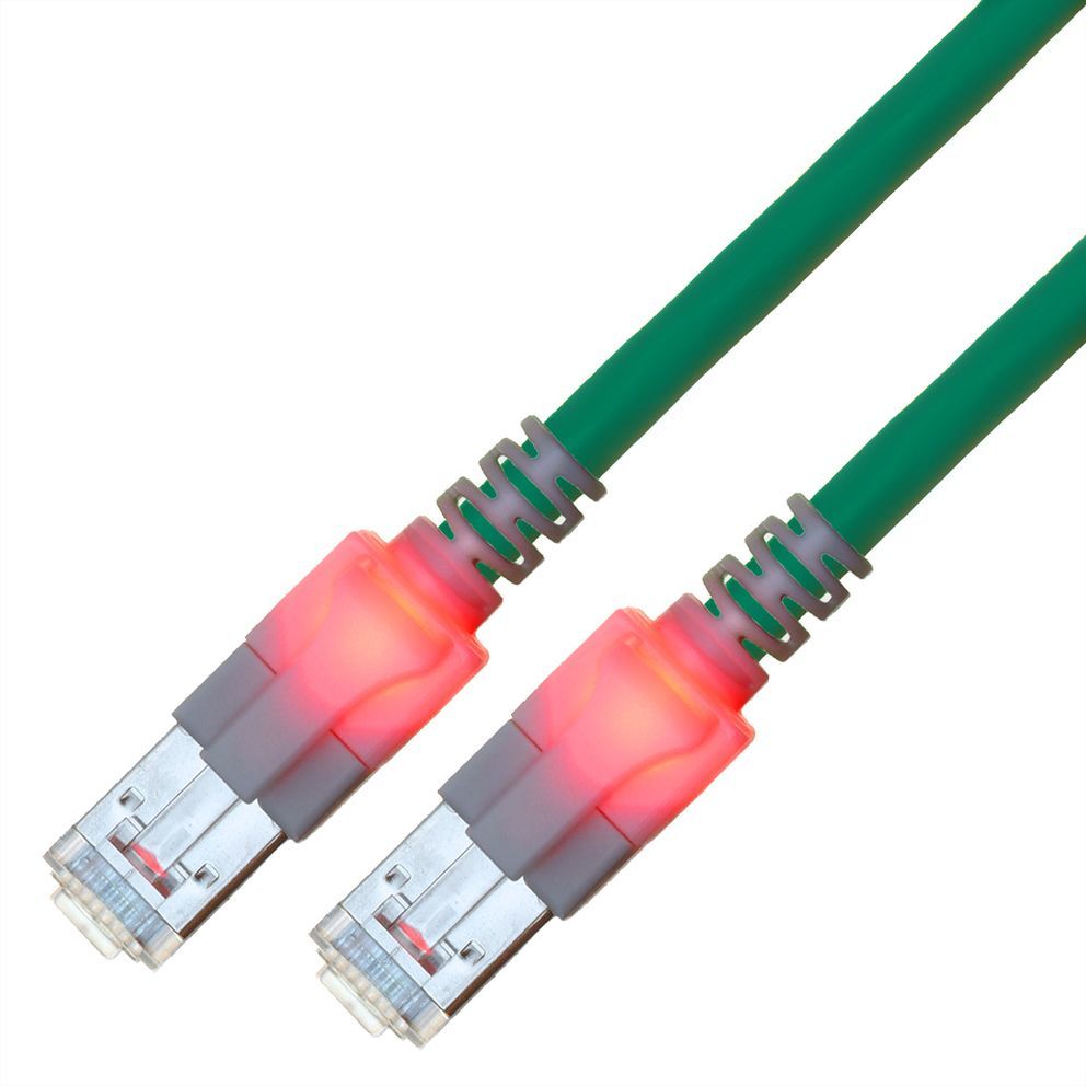 Sacon Cat6 Network Cable, 100 ft, Turquoise (S/FTP)