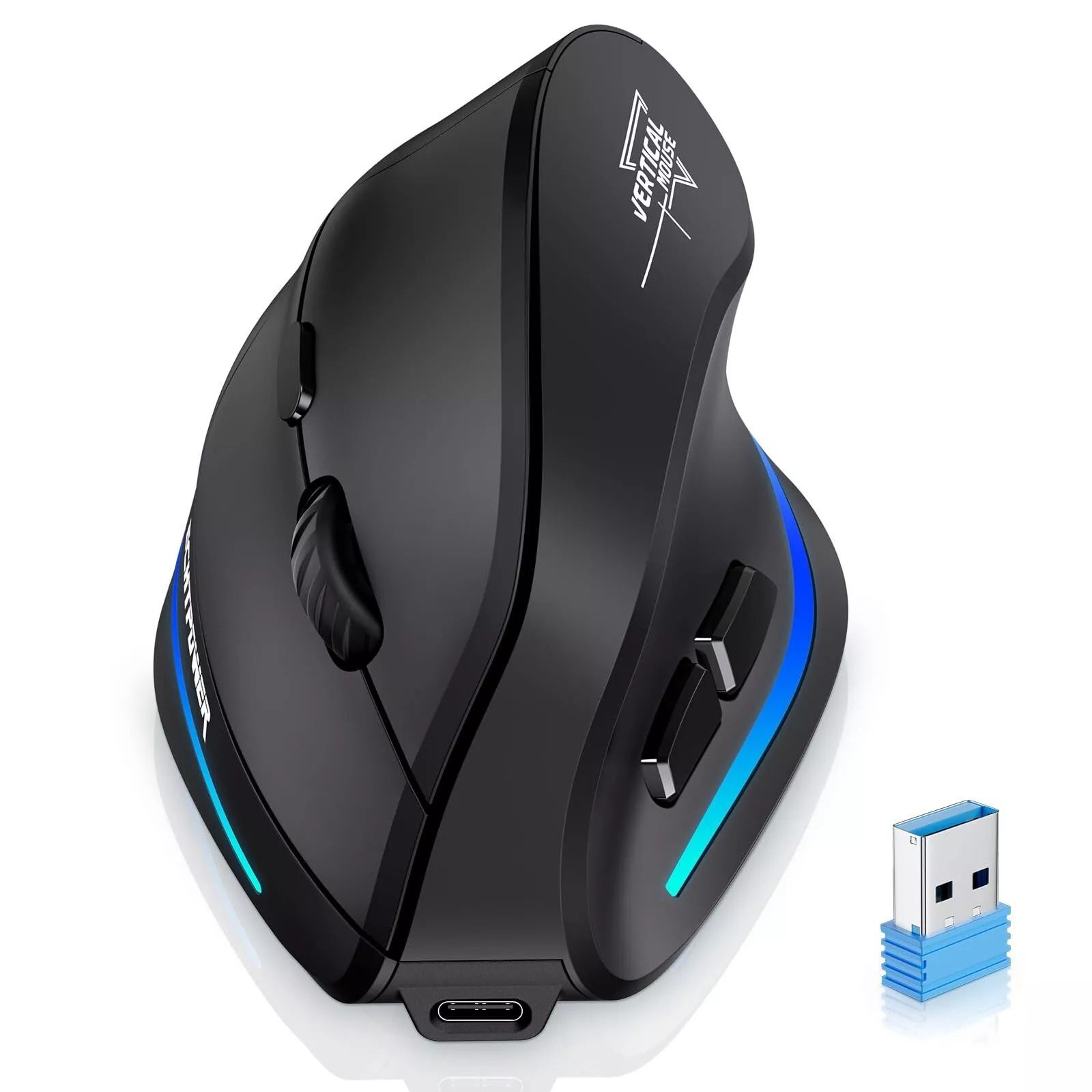 ECHT Vertical Ergonomic Wireless Mouse