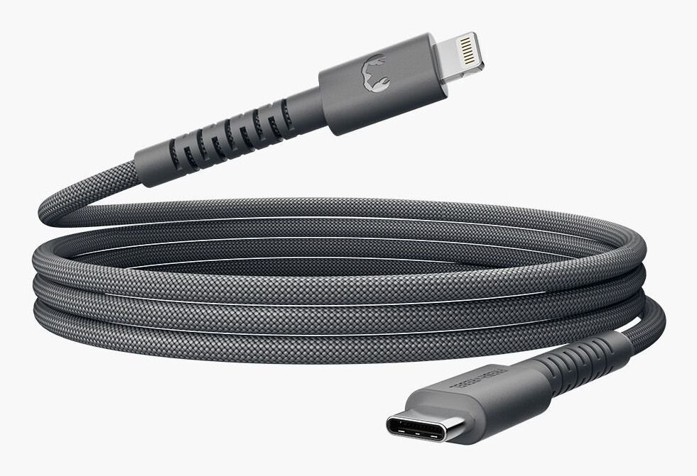 Fresh N Rebel Lightning Cable 0.7m Grey
