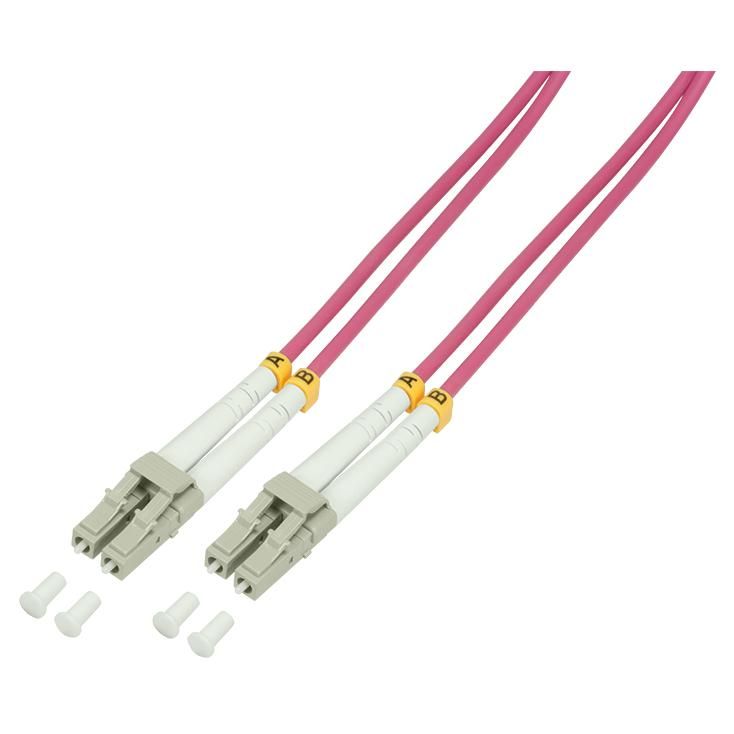 LogiLink 10m LC-LC InfiniBand and Optical Fiber Cable, Violet