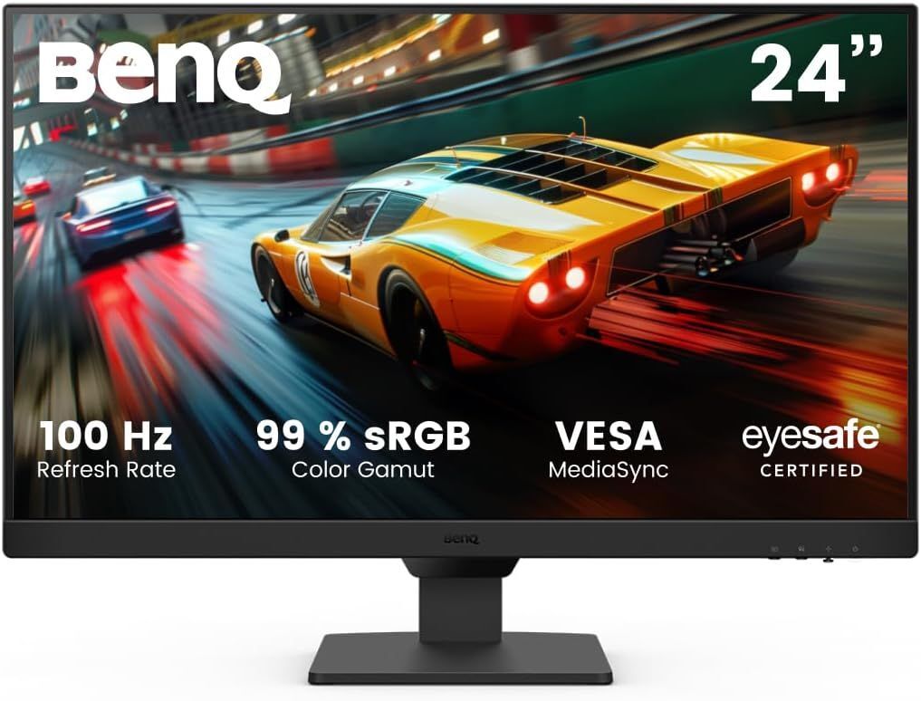 Benq GW2490E Gaming Monitor - 24" - 100Hz - Full HD - IPS - HDMI - Black