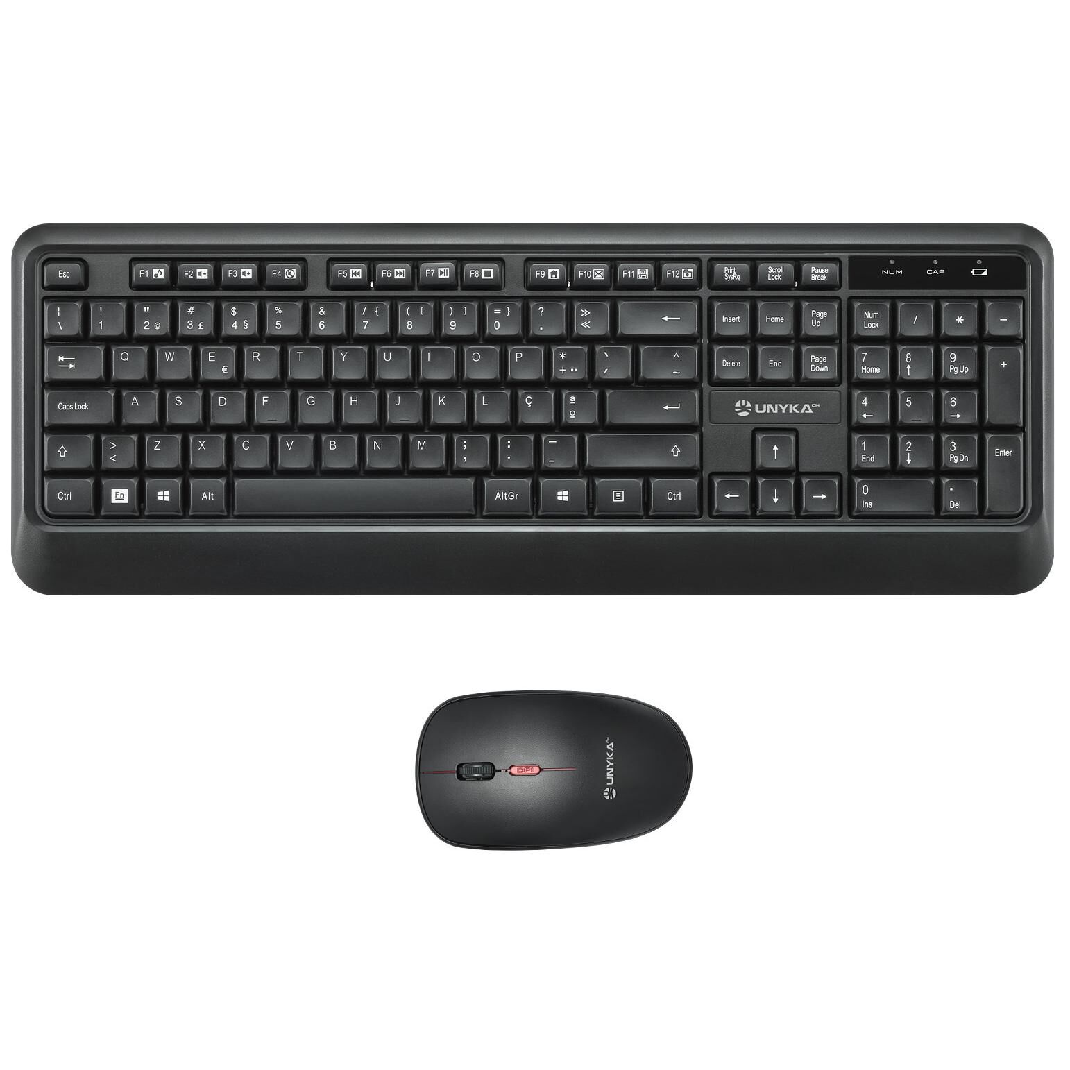 Unykach Wireless Combo UK39 Keyboard and Mouse Set