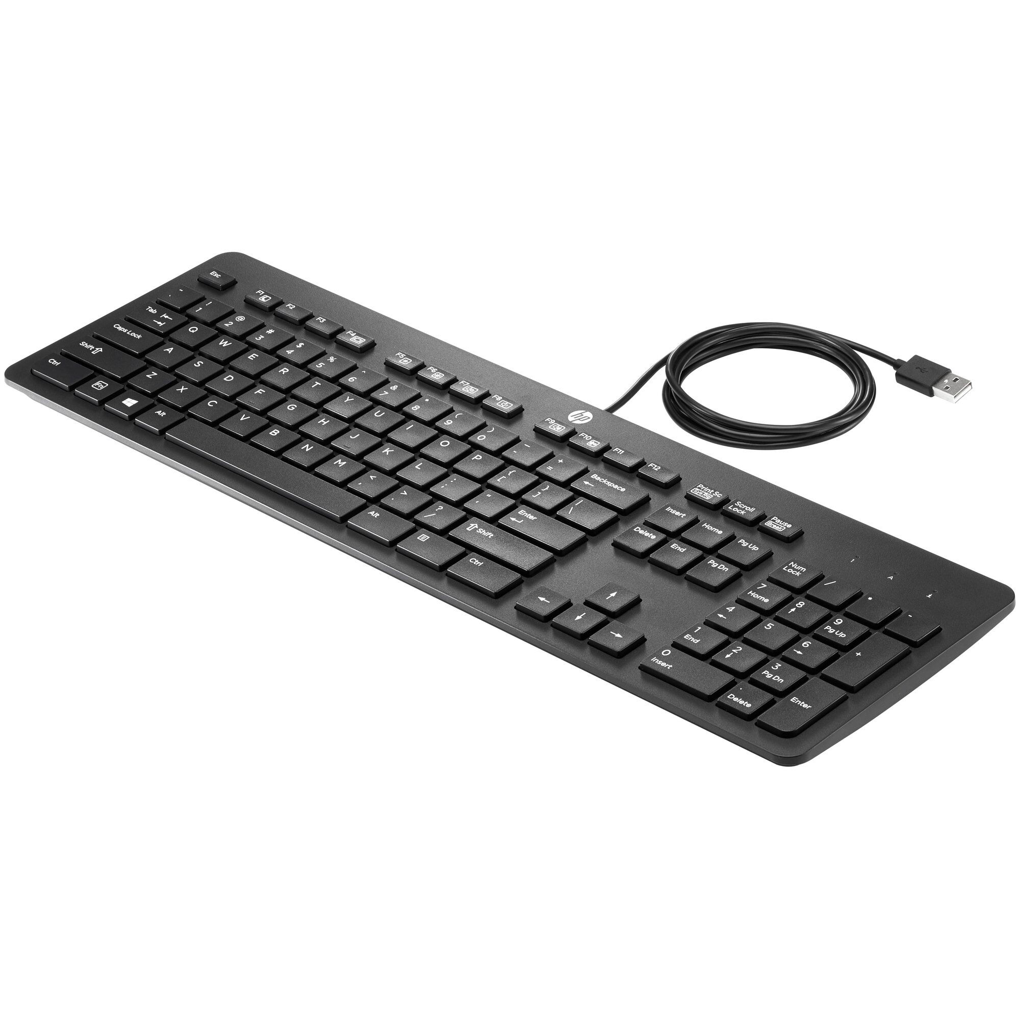 Teclado profesional HP ultra delgado USB