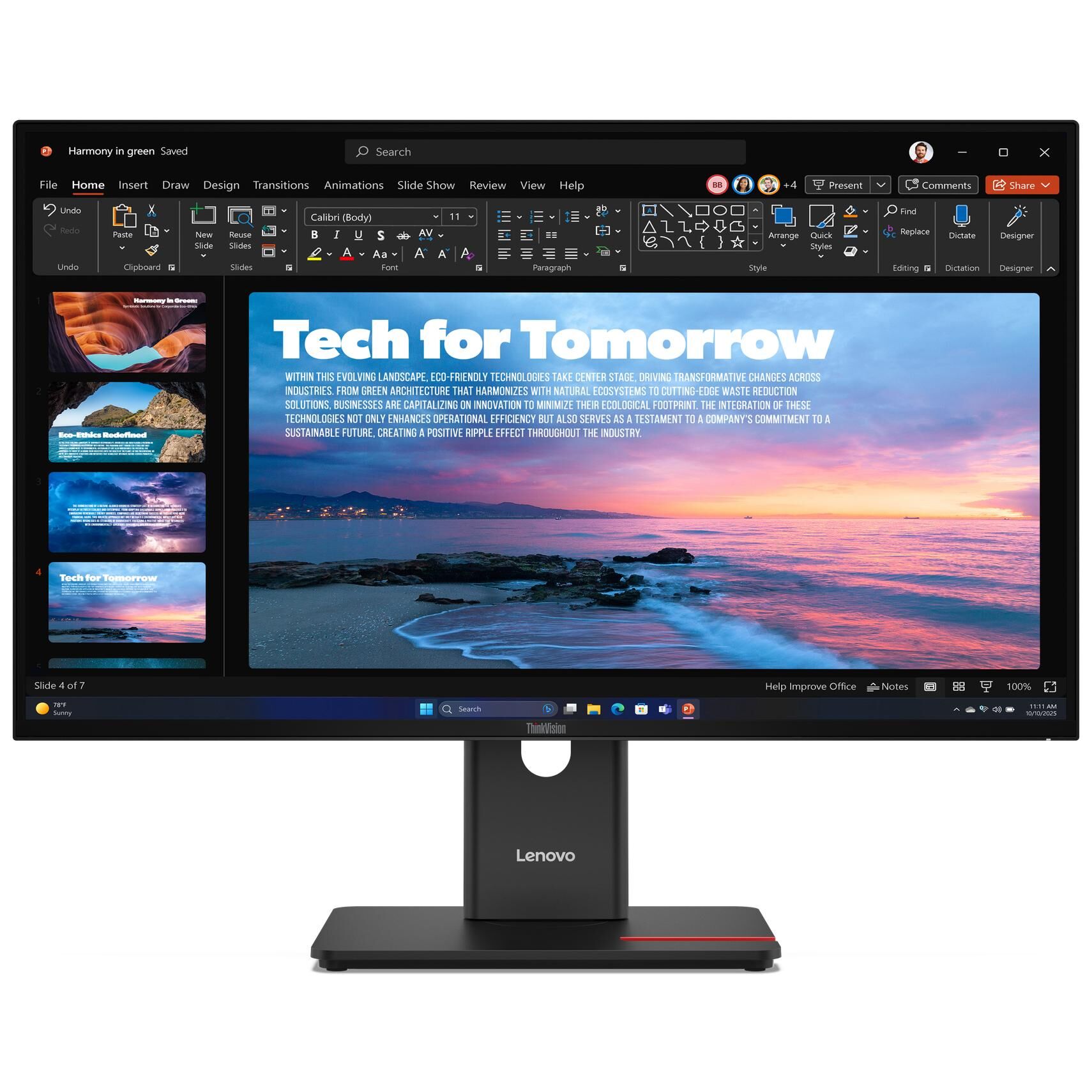 Monitor Lenovo ThinkVision T27QD-40