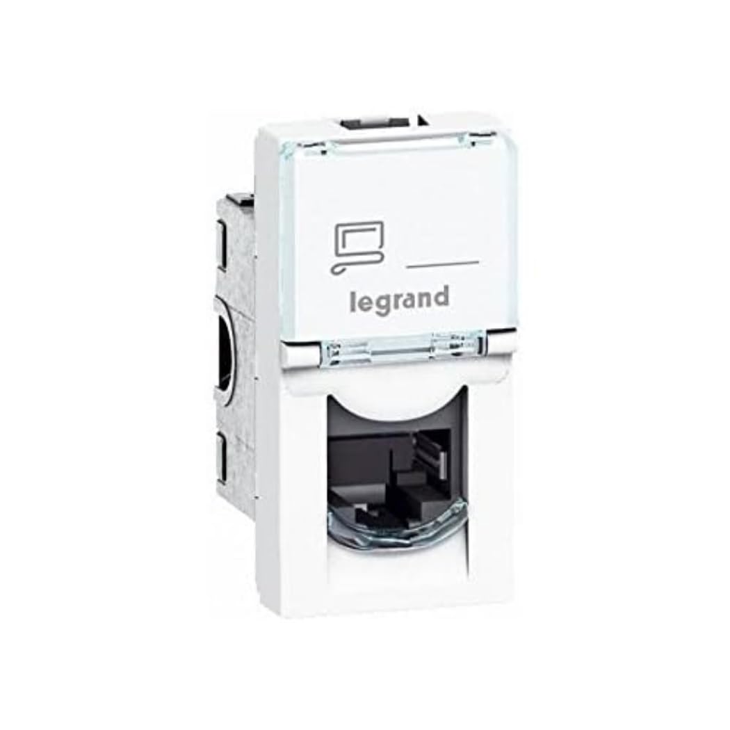 LEGRAND RJ45 Plug - Category 5e UTP - 1 Module - White - LCS² Legrand Leg076551