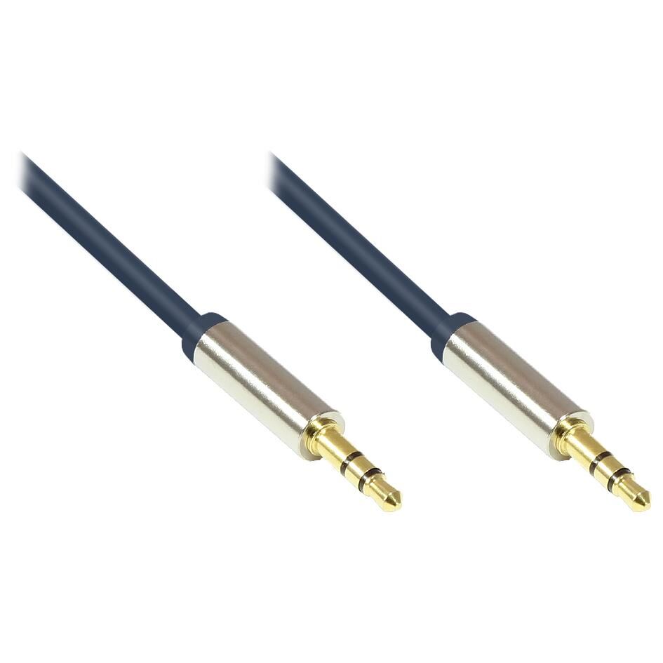 Câble audio Alcasa 3,5 mm Bleu 1 m