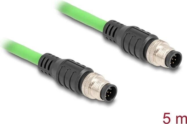 Câble Ethernet blindé Delock - 8 broches, 5 m, vert