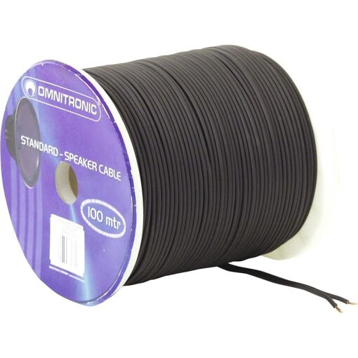 Omnitronic 2x1.5mm² Speaker Cable, 100m