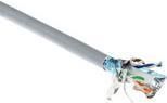 ACT CAT6A F/UTP Solid Twisted Pair Cable, AWG 23, 500m