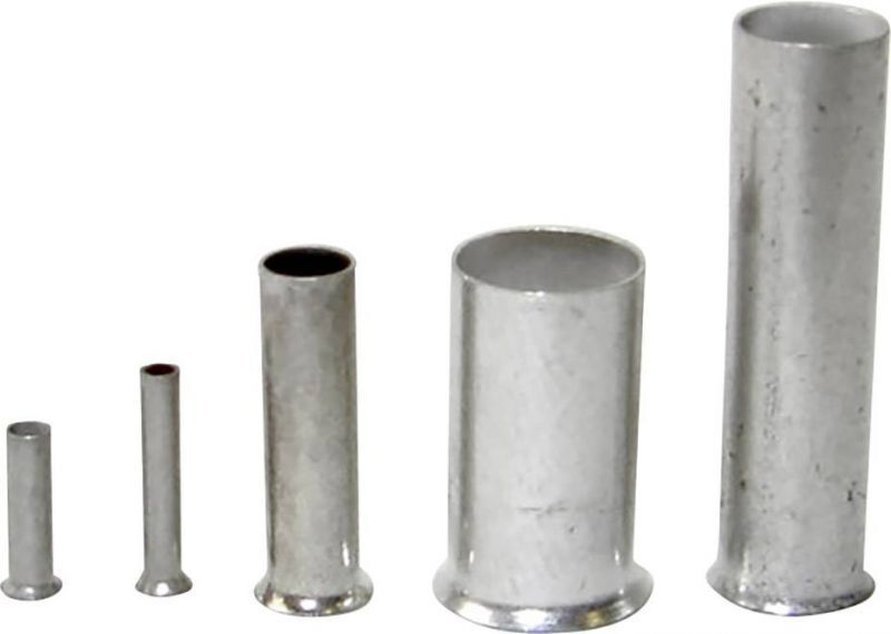 WKK Co 003405 Uninsulated Copper Bootlace Ferrule, 0.34 mm², 5mm