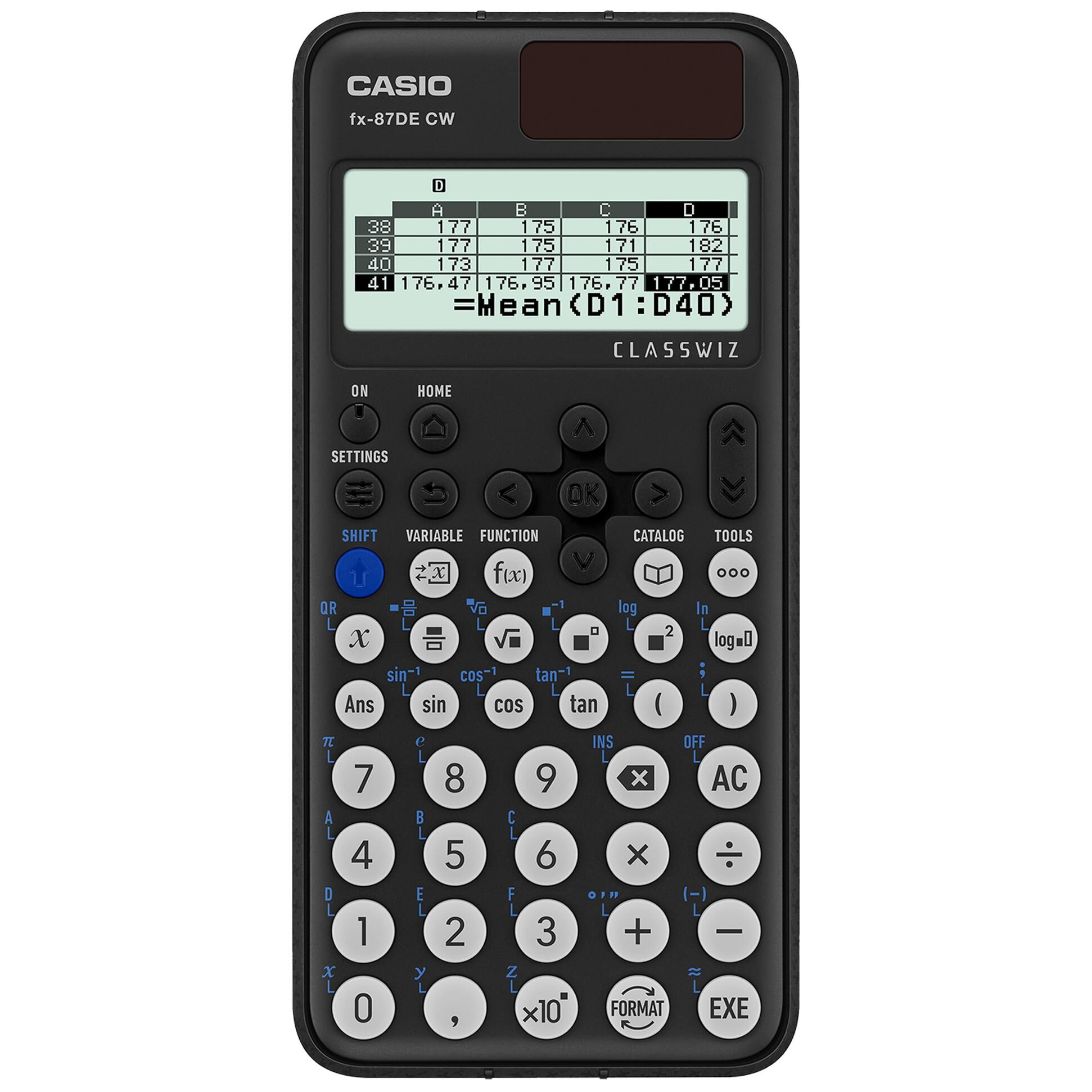 Casio Pocket Scientific Calculator, Black