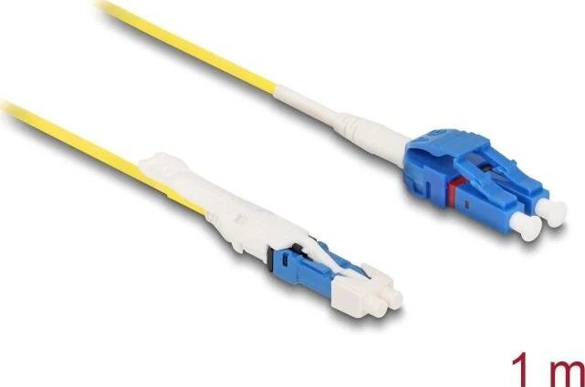 Delock Single-Mode Fiber Patch Cable - CS to LC, 1m, 2mm, OS2, G.657.A2/OS2, Halogen-free