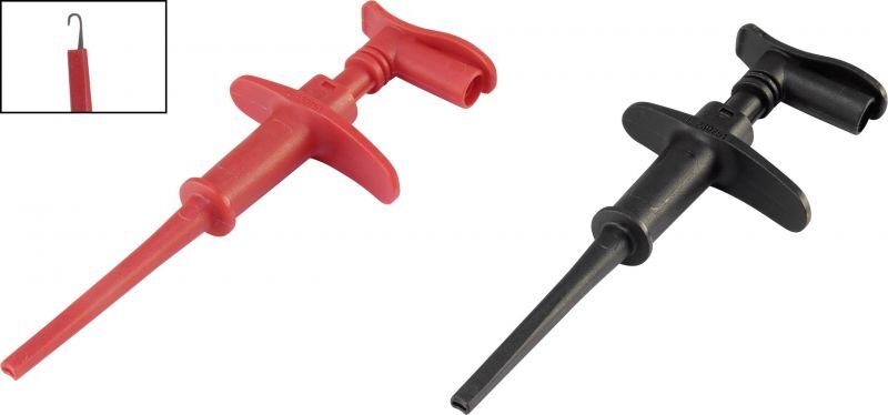 VOLTCRAFT 4 mm Dual-Color Plug, CAT III/IV Rated, Black/Red