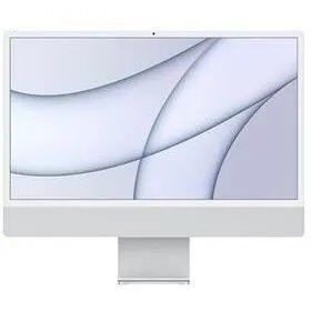 Apple iMac 24-inch, 2021 M1, 3.2GHz, 8GB, 1TB GPU, 8-core, Silver - Refurbished - Excellent Condition