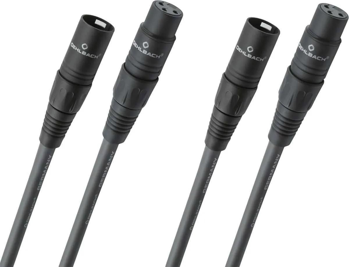 Oehlbach NF 12 HPOCC Master Set - Audio Cable - RCA (M) to RCA (M) - 0.5m - Blue