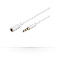 Cable de extensión de audio MicroConnect - 3,5 mm Estéreo Femenino a Masculino - 1 m