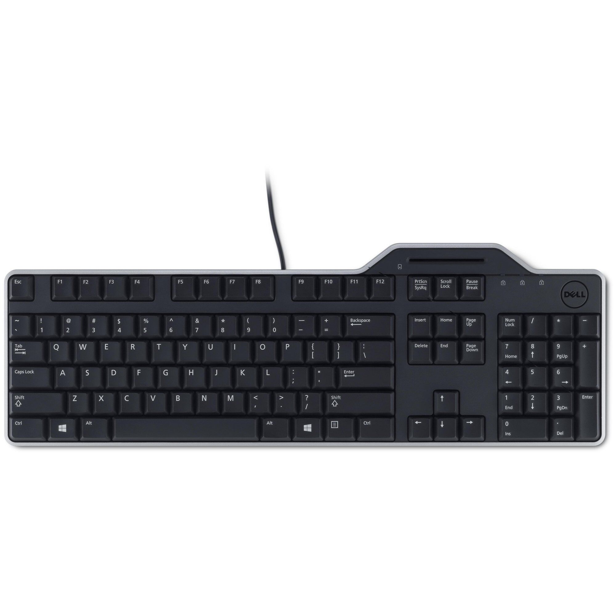 Dell KB813 Smartcard Keyboard - USB - AZERTY - Black